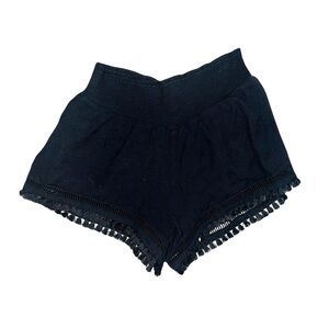Abercrombie & Fitch Casual Shorts Black 100% Viscose Size Small NWOT